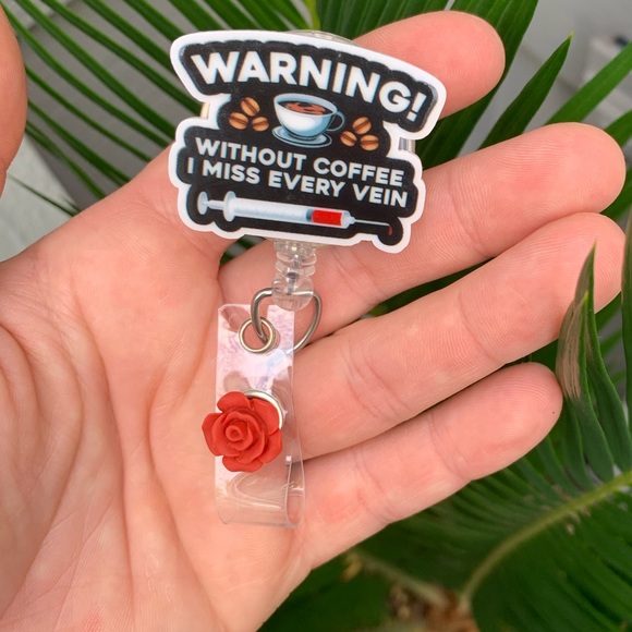 Phlebotomist Retractable Badge Holder - Picture 1 of 4